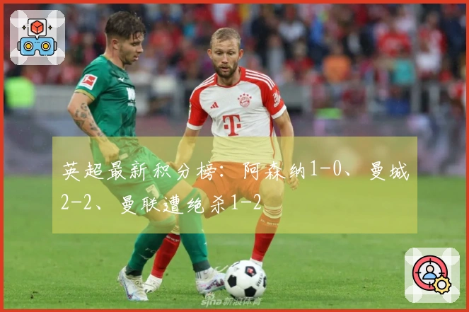 英超最新积分榜：阿森纳1-0、曼城2-2、曼联遭绝杀1-2